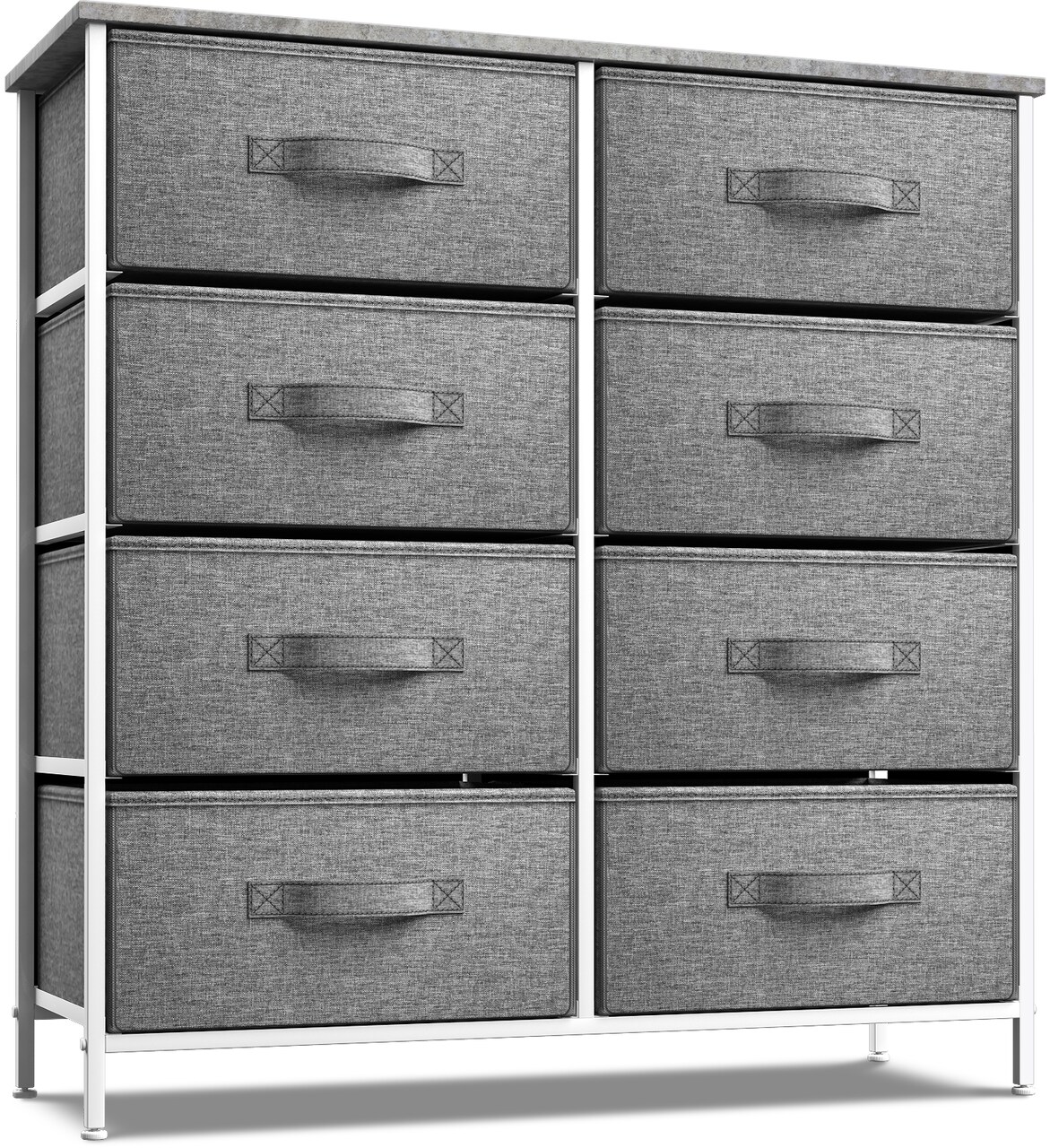Sorbus Extra Wide Dresser Organizer With 8 Drawers - Large Storage Furniture for Bedroom, Hallway, Living Room, Nursery & Closet